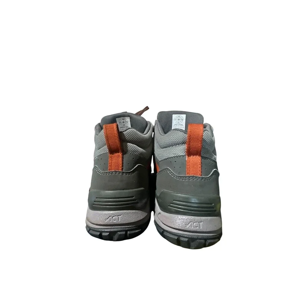 Oboz Sypes Mens 10 Gray Hiking Boots Mid Leather B-Dry Waterproof Camping Used